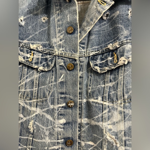 LEE  Vintage Denim Custom Vest L/XL 1970’s - Picture 10 of 12